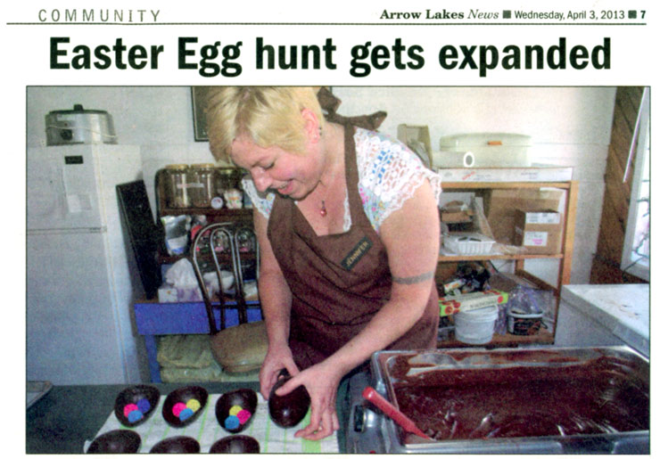Jennifer Chocolates - making Easter Eggs with truffle surprize inside!