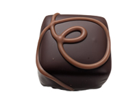 Gingerbread spiced dark chocolate ganache.